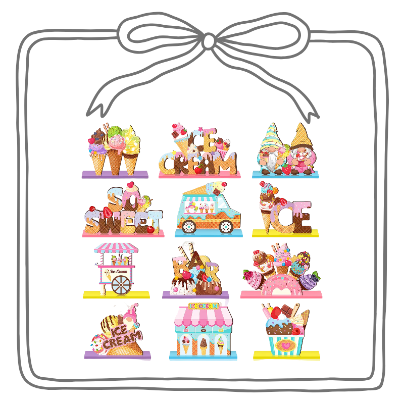 Thema Ice cream Feestpakket - Compleet voor 20 personen