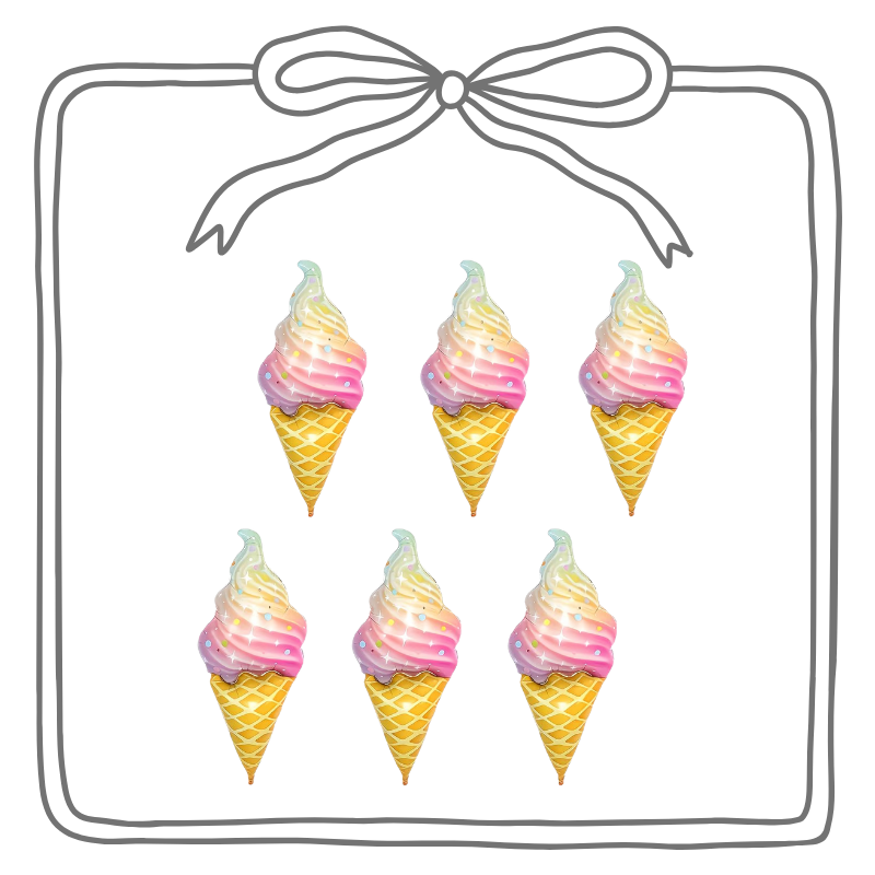Thema Ice cream Feestpakket - Compleet voor 20 personen