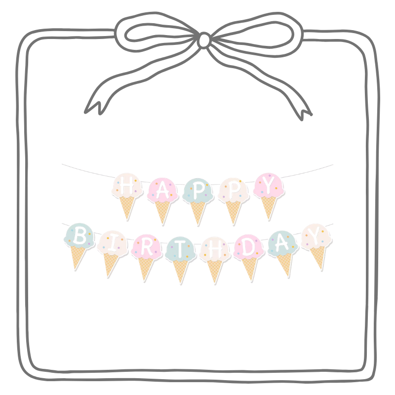 Thema Ice cream Feestpakket - Compleet voor 20 personen