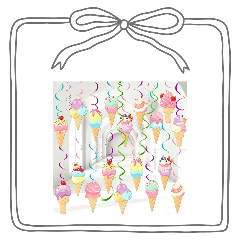 Thema Ice cream Feestpakket - Compleet voor 20 personen