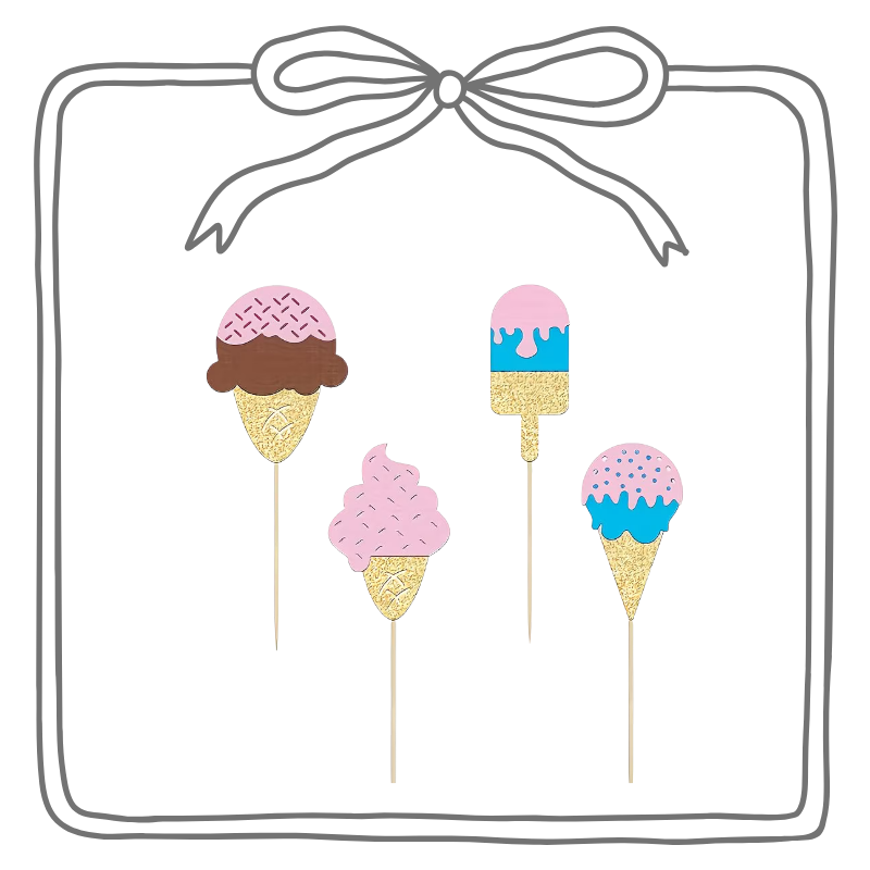 Thema Ice cream Feestpakket - Compleet voor 20 personen