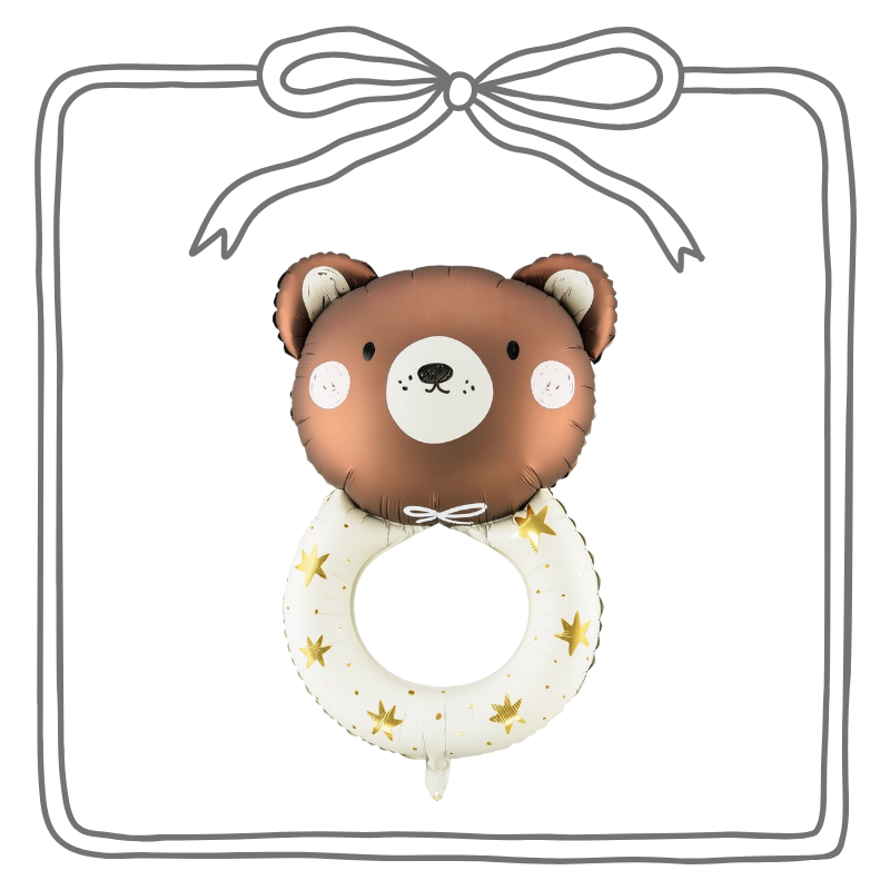 Ballon Beer met ring