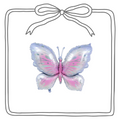 Ballon vlinder roze