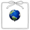Ballon wereldbol 4D