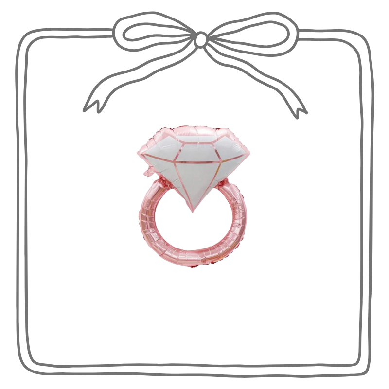 Ballon diamant ring