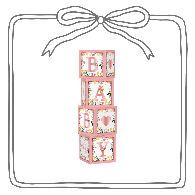Baby letter doosjes