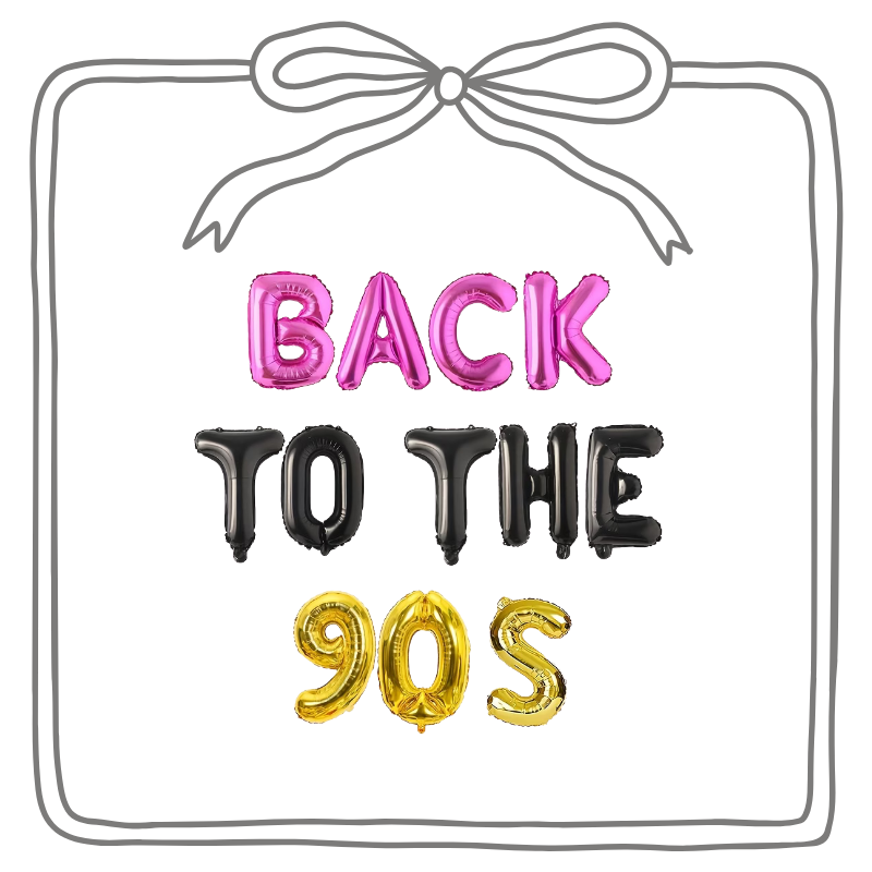 Retro jaren 90 feestpakket deluxe